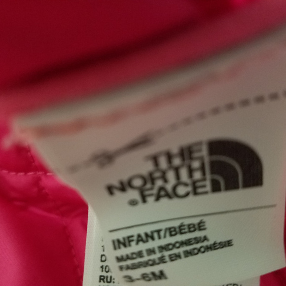 NEW North Face Infant 3-6M Girls Winter Jacket Coat 3M 6M Pink Baby Babies NWT 3 - Picture 8 of 8